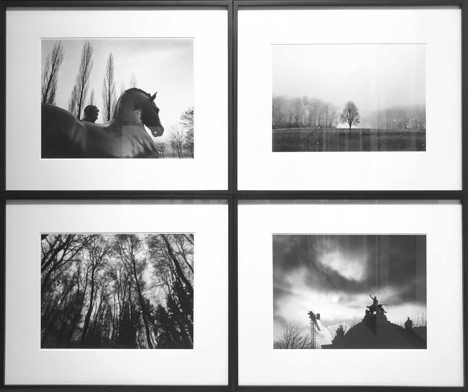 Framed photography artwork displayed in an interior setting