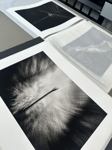 Studio prints being prepared